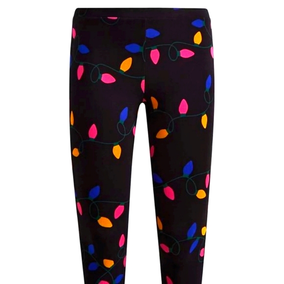 ❤️NWT VINTAGE TORRID LEGGING - CHRISTMAS HOLIDAY LIGHTS FULL LENGTH - PLUS SIZE - Picture 9 of 12